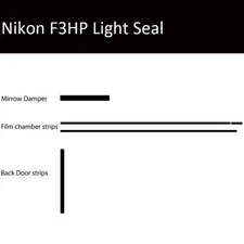Nikon F3 F3 HP Film Camera Light Seal *A3