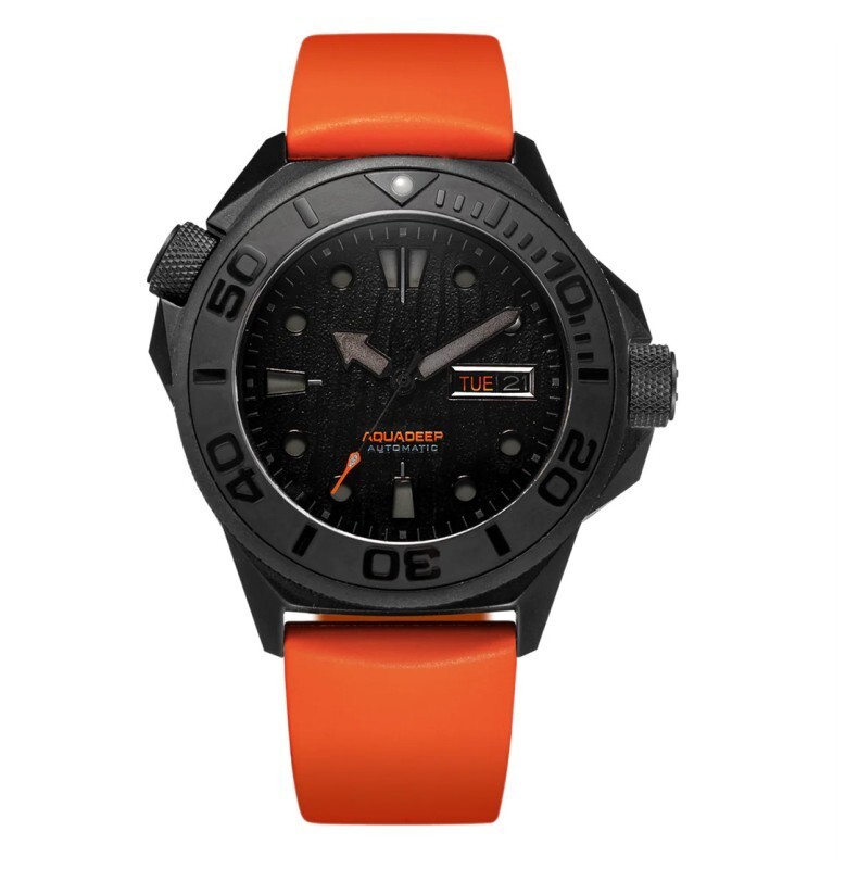 Undone AQUADEEP SUBMERGE Automatic Titanium Black Orange