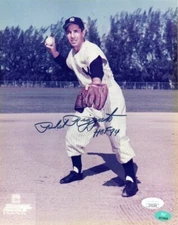 PHIL RIZZUTO SIGNED NEW YORK YANKEES 8x10 COLOR PHOTO / JSA COA JJ 42146