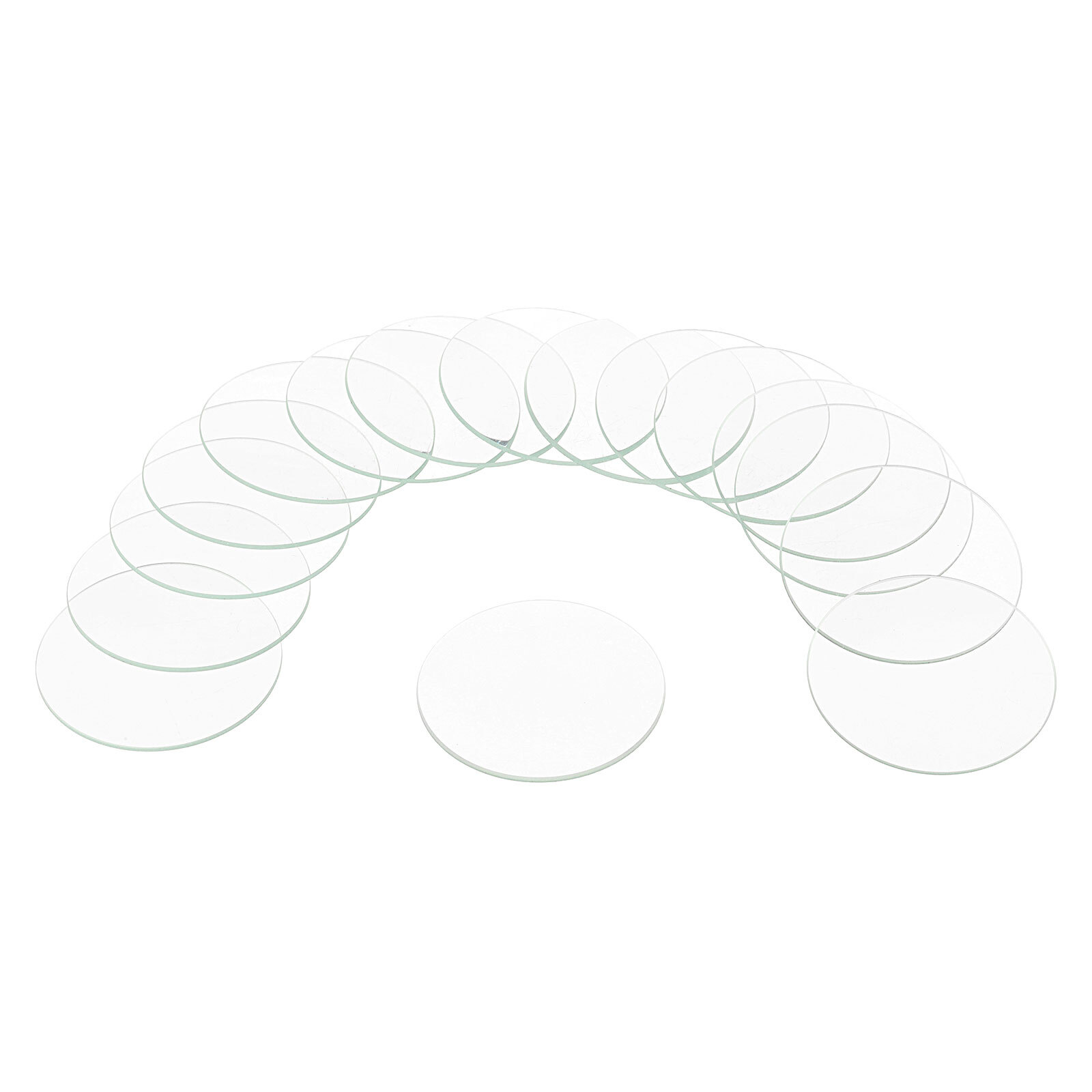 16pcs Watch Crystal Glass Lens 45mm Single Dome Round Glass Watch Face Crystal