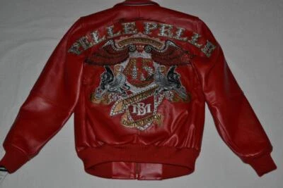 Pelle Homme Cuir Veste Rouge 45TH Anniversaire Toutes les Tailles Neuf Limited - Photo 1/4