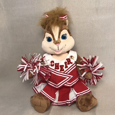 Build A Bear Alvin & The Chipmunks Brittany Plush With Red/White Cheer Outfit 