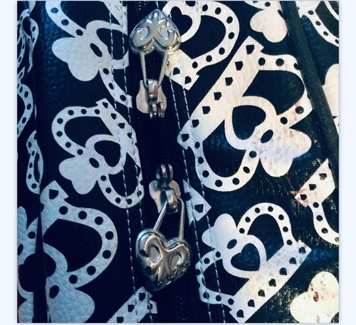 SIGNATURE KATHY VAN ZEELAND TRAVEL WEEKENDER SHOULDER SATCHEL TOTE BAG STUDS ZIP - Picture 6 of 7