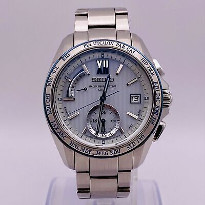Seiko Brightz 8B54-0AW0 SAGA143 World Time Day Date Solar Seiko Brightz 8B54-0AW0 SAGA143 World Time Day Date Solar