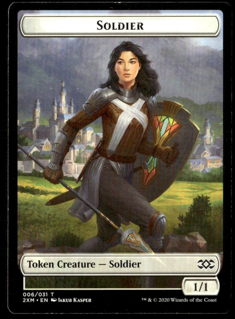 2020 Double Masters Tokens Soldier Token/Common #6