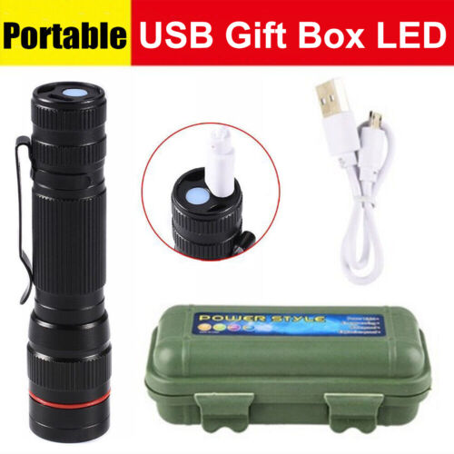 Most Powerful 99000000LM LED Military Torch USB Rechargeable Tactical Flashlight - Picture 15 of 23