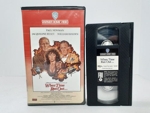 When Time Ran Out 1980 Clamshell VHS Expanded Video Edition Warner Paul Newman