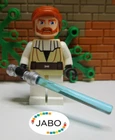 (S9/13) Lego STAR WARS sw0197 Obi-Wan Kenobi Minifigure from set 7931 7676