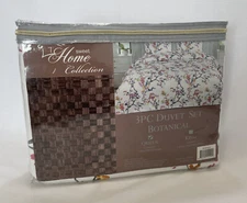 Sweet Home Collection 3 Piece Luxury Botanical Fashion Duvet Set Size Queen New