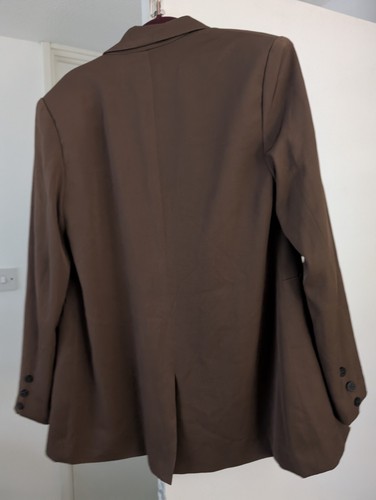 Cider Brown Oversized Jacket - Picture 4 of 4