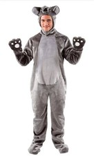 Adults Unisex Giant Grey Koala Bear Fancy Dress Costume Mascot Animal Halloween 