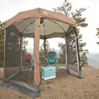 Outdoor Screened Canopy Tent 12'x10' Instant Shelter Patio Camping House Gazebo Outdoor Screened Canopy Tent 12'x10' Instant Shelter Patio Camping House Gazebo