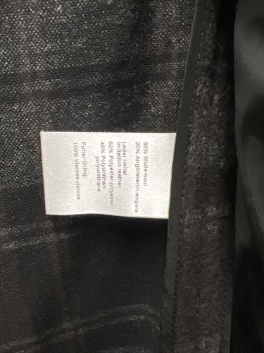 AKRIS Bergdorf Goodman Blazer Womens 14 Black Gray Plaid Wool Angora Jacket - 第 4/6 張圖片