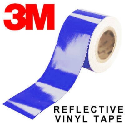 Reflektierende Klebefolie  3M Scotchlite   Serie 580 blau
