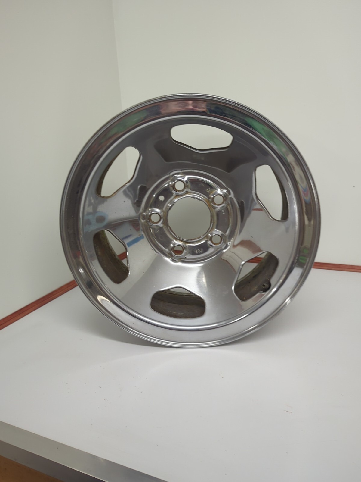 1) 454 SS 88 89 90 91 92-95 CHEVY TRUCK CHROME SPORT WHEEL 5 LUG 5x5 15x7 GM
