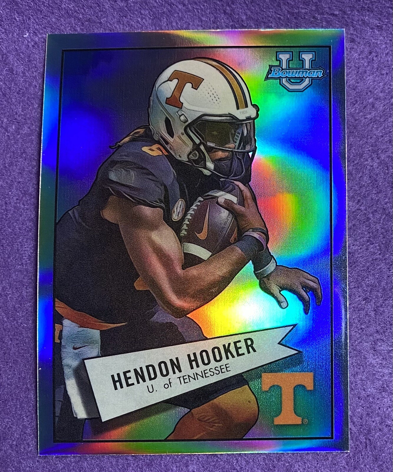 2022 Bowman Chrome University #52BF-23 Hendon Hooker 1952 Refractor