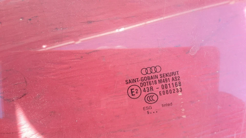 2004-2010 Audi A8 Quattro Door Window Glass Front Left Driver Side 4E0-845-021-F Foto 2 de 4