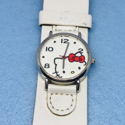 Sanrio Hello Kitty Watch White Band Works Ebay