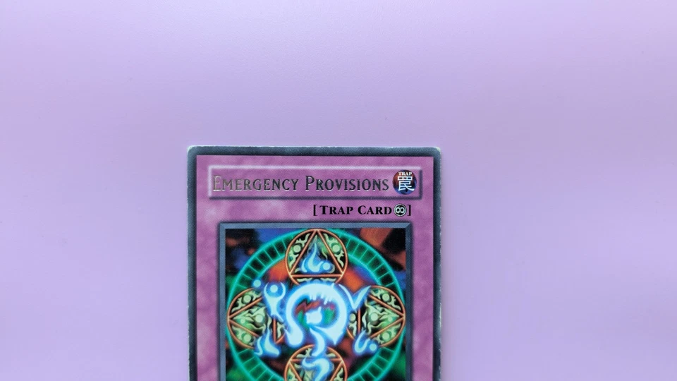 Yugioh Spellbinding Circle / Emergency Provisions MISPRINT (HP)	DB1-EN006		Rare - Image 3 of 4