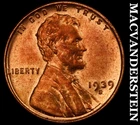 1939-S Lincoln Wheat Cent - Choice Gem Brilliant Uncirculated  Lustrous  #J9858