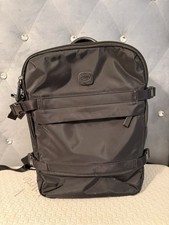 Bric's Zaino Nero Uomo Fibbia Zip Cinghia Regolabile Tasche Classico