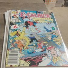 Marvel Excalibur #5 (1989) Nightcrawler Captain Britain Arcade Alan Davis Comic