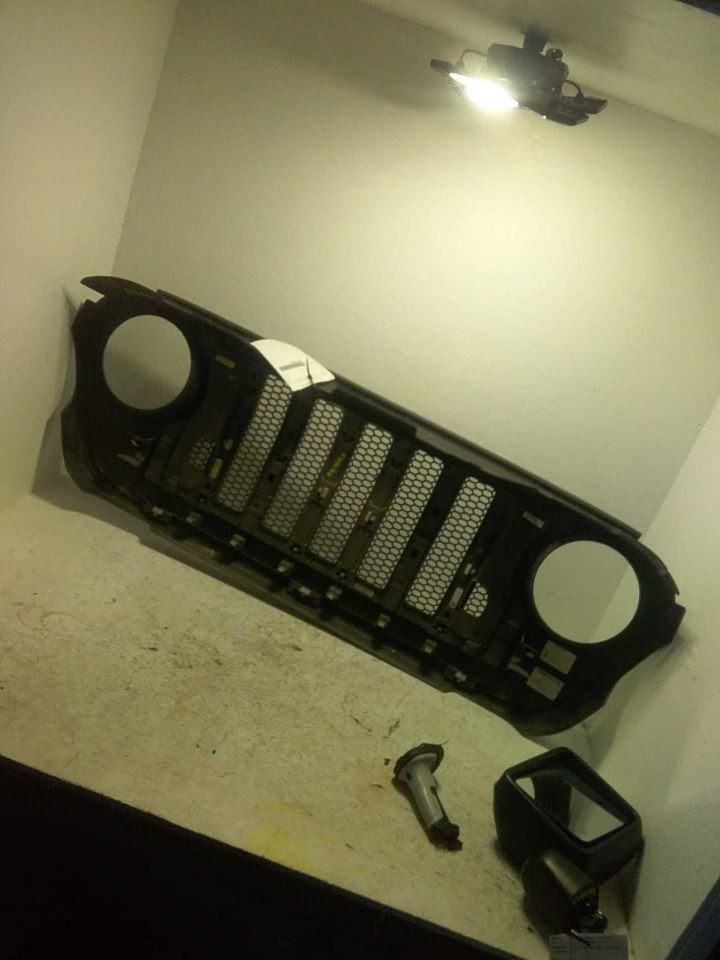 Grille Grille Inserts Without Camera Fits 18-24 WRANGLER 2874490 thumbnail 3