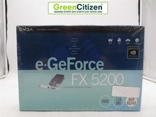 EVGA e-GeForce FX 5200 128-A3-N303-L2 128MB PCI Video Card - New Sealed