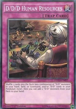 YuGiOh D/D/D Human Resources DOCS-EN097 Common Englisch NM 1st