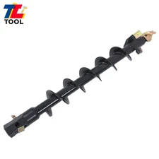 6" x 48" Replacement Auger Bit for Skid Steer Digger, 2" Hex Coup