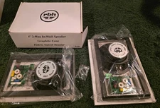 Pair of RBH Sound A-810 8" 2-Way In-Wall Speakers Graphite Cone & Tweeter