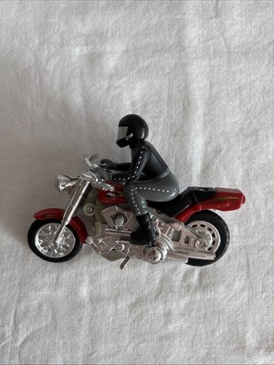 Vintage Mattel Hot Wheels Stunt Cycle Motorcycle Wheelies Red