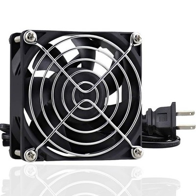 GDSTIME EC AXIAL 8025, Muffin Fan 110V 115V 120V 80x80x25mm, Sleeve Bearing 