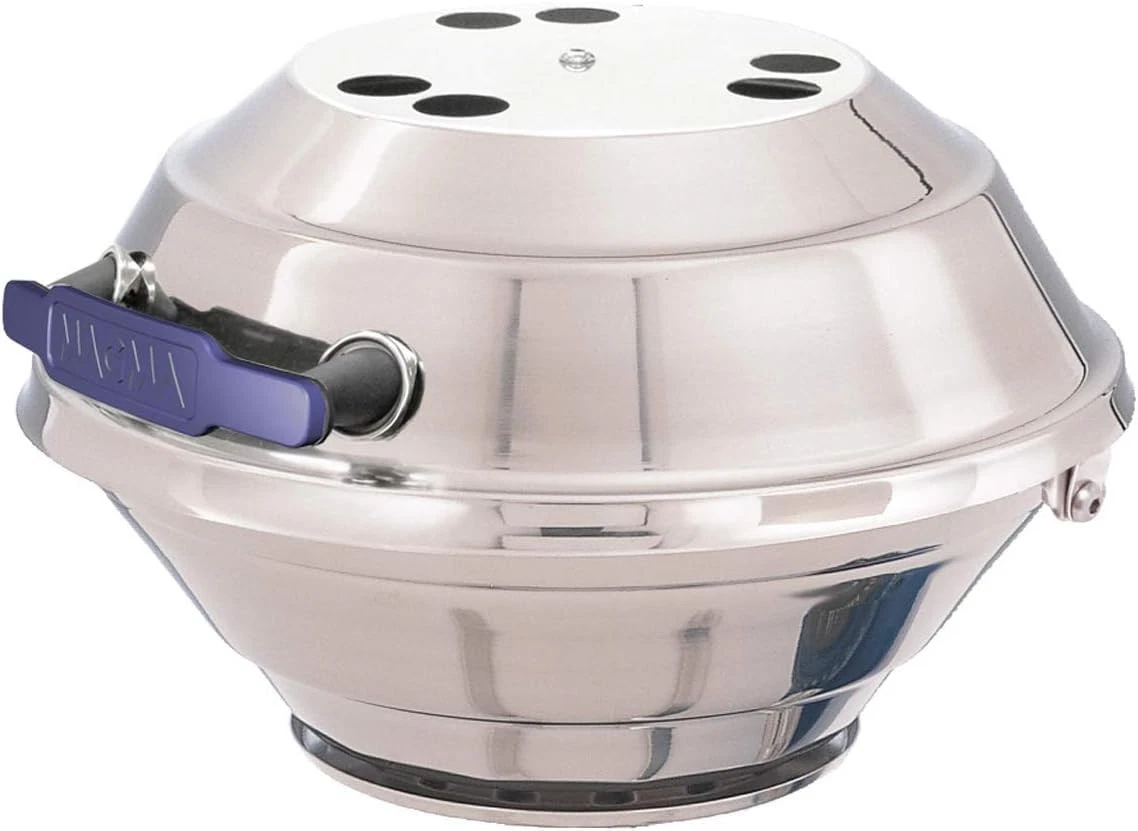 Magma A10-205 Marine Kettle Portable Gas Grill Stainless Steel BBQ for Boats