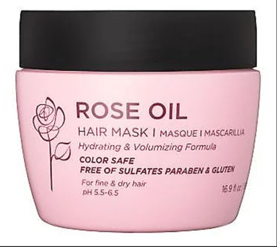 Luseta Rose Oil Hair Mask, 16.9-oz new