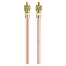 2Pcs Access Service Valves, 1/4" OD x 4.72" Length Filling Access Valves