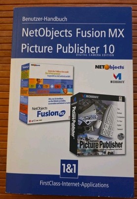 Vintage Benutzerhandbuch   NetObjects Fusion MX & Picture Publisher 10 (2001) 
