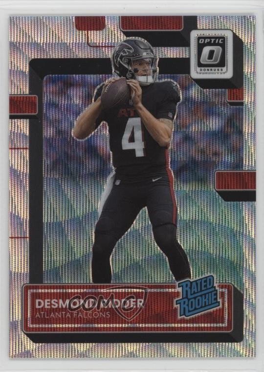 2022 Panini Donruss Optic Rated Rookie Wave Prizm /300 Desmond Ridder #202 3tb