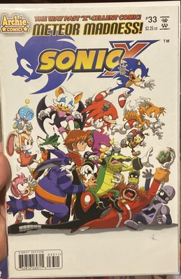 Sonic X #33 Comic Book - HTF Direct - 2008 Sonic The Hedgehog Bagged and board