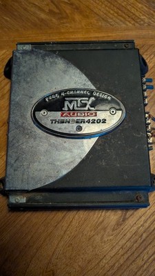 MTX Audio Thunder 4202 2-Channel Car Audio Amplifier Stereo Power Amp