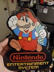 RARE NINTENDO SYSTEM DEALER PORCELAIN METAL SIGN GAMING MARIO KMART NES SNES