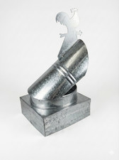 FUMAIOLO ASPIRAFUMO COMIGNOLO 32x32 GALLETTO ZINCATO 32X32