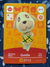 Goldie Animal Crossing Amiibo Card 317 Ser...
