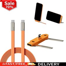 240W Super Fast Charging 360° Rotating Invisible Stand Detachable Charg Ca ble