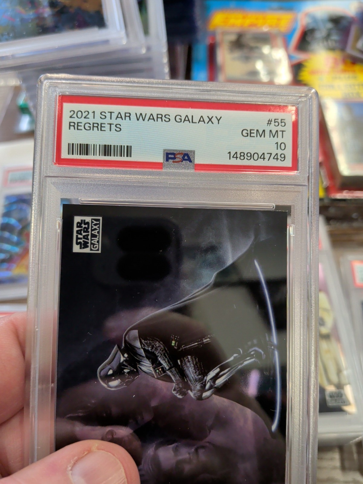 2021 Topps Star Wars Galaxy Regrets #55 🔥PSA 10 view 5