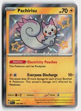 Pokemon Pachirisu #138/091 PAF SV: Paldean Fates Shiny Rare NM saino misaki on eBay