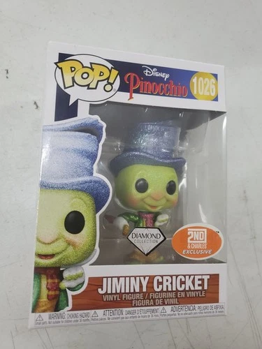 Funko Pop! Disney Pinocchio Jiminy Cricket #1026 Diamond Exc Vinyl Figure