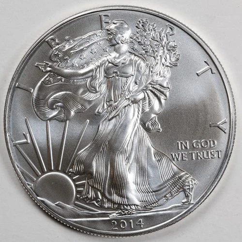 2014 American Silver Eagle (BU) in a Capsule - PRISTINE - ORIGINAL OWNER!