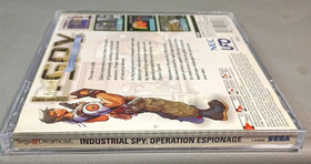 Industrial Spy Operation Espionage Sega Dreamcast NO MANUAL Very Good Condition