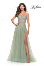 La Femme 31367 Evening Dress LOWEST PRICE GUARANTEE NEW Authentic